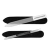 Glass Cuticle Pusher and Nail File Duo