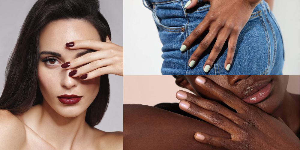 nail polish navy blue dress Power Suit jelly Long Lasting Applies and removes like polish. Red Nails What Colour Nail