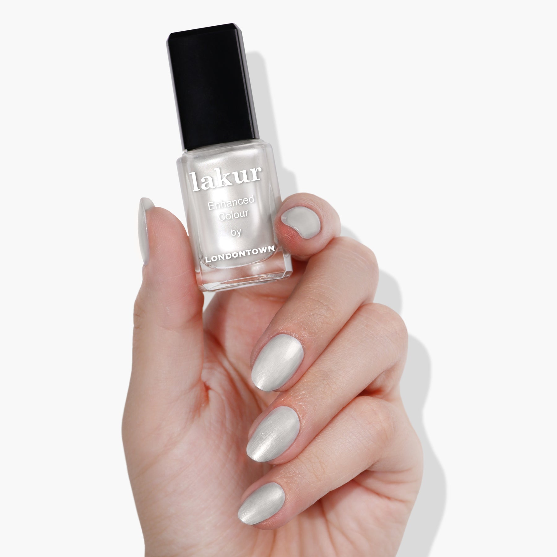 Lakur Powder | White Chrome Nail Polish | LONDONTOWN lakur