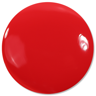 The LONDONTOWN Maraschino Cherry is a bright, solid red, circular object with a smooth surface and visible light reflections, closely resembling a cherry.