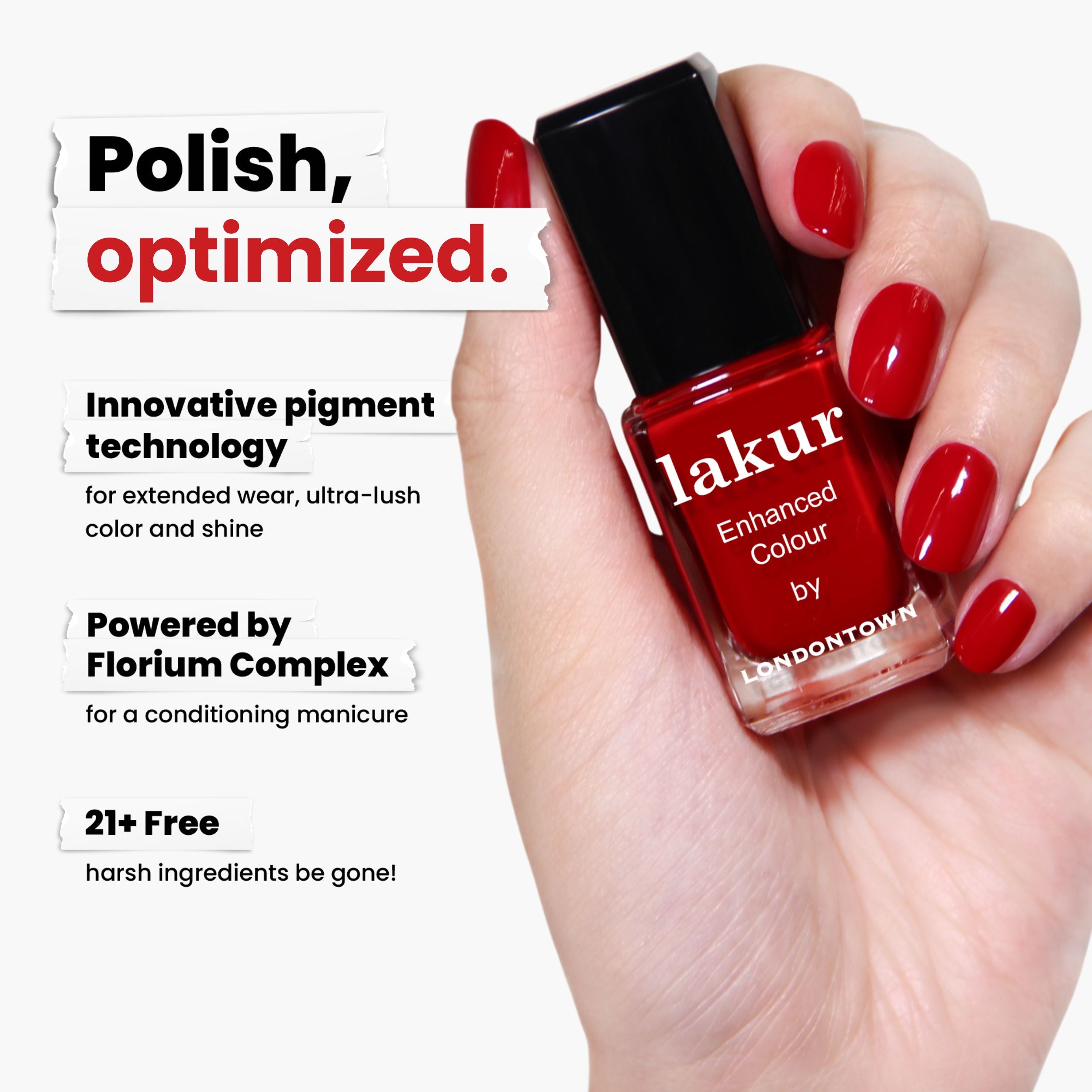 Changing of the Guards | Red Nail Polish | LONDONTOWN lakur