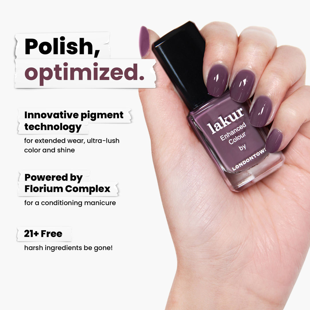 Save the Queen | Purple Nail Polish | LONDONTOWN lakur