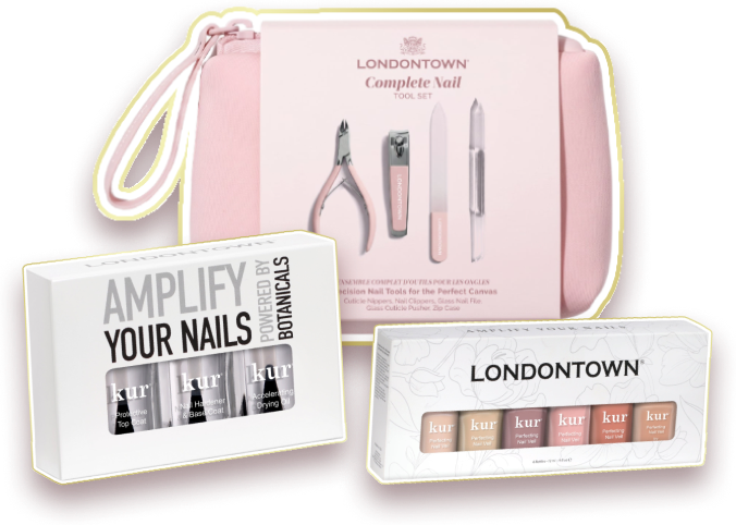 Complete Nail Tool Set with polish sets