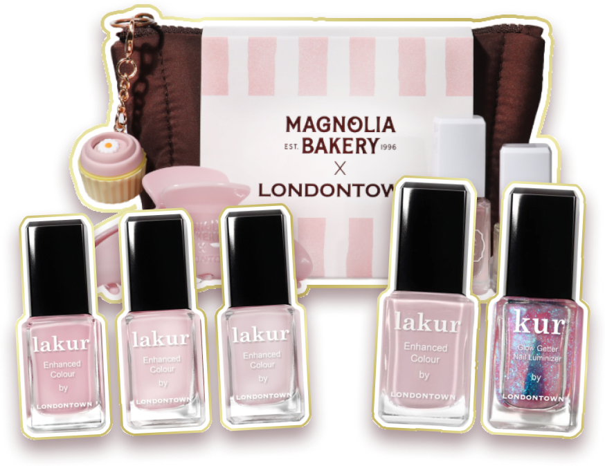 Sweet Essentials Bag Set with polish trios