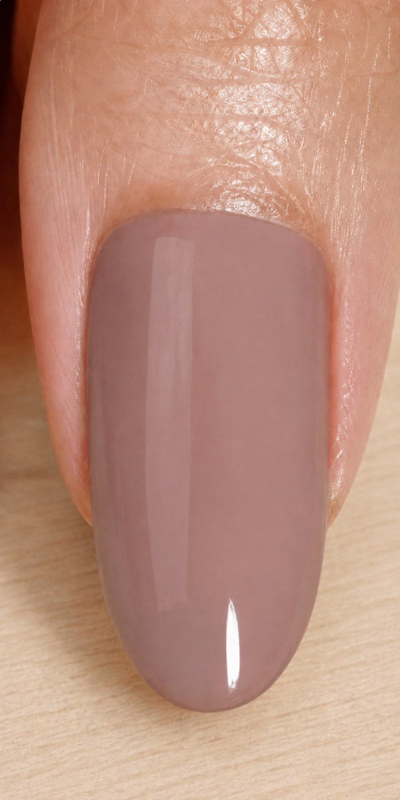 After: nail painted in lakur Chai