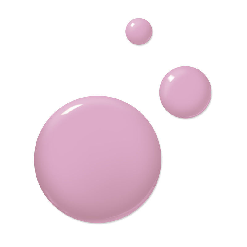 Image of three glossy, muted pink bubbles of varying sizes floating on a white background. Ideal for those who appreciate the vegan and cruelty-free aesthetic of LONDONTOWN's Lemonade Pop.